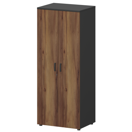 Шкаф для одежды Смарт СМШ-58-6ШД Тип1 792x594x1990 (Графит/Таксония)