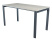 Стол NT 140x70 белое дерево/антрацит (Светлый/Антрацит)