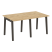 Стол переговорный на деревянных опорах Onix Wood OW.PRG-2.0 1560x980x750 (Тиквуд Светлый/Дуб Темный)