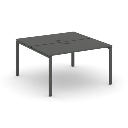 Рабочая станция 2-х сторонняя SN-6P.DRS-012 (1180х1432х750) (Антрацит/Металл Антрацит)