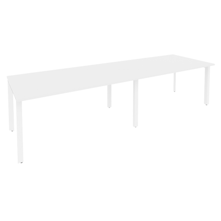 Стол переговорный Onix O.MP-PRG-2.4 3160x980x750 (Белый Бриллиант/Белый Металл)