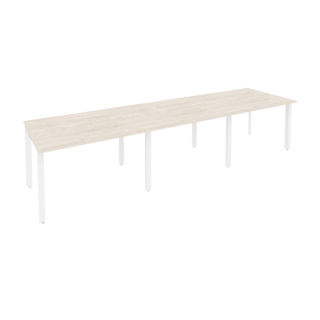 Стол переговорный Onix O.MP-PRG-3.2 3540x980x750 (Денвер Светлый/Белый Металл)