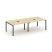 Стол переговорный SN-5P.SPRG-042 (2360х1180х750) (Тиквуд Светлый/Металл Антрацит)
