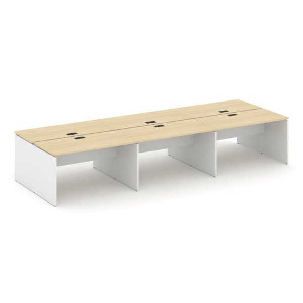 Рабочая станция 2-х сторонняя SN-D.DRS-082 (3540х1632х750) (Акация Лорка/Белый)