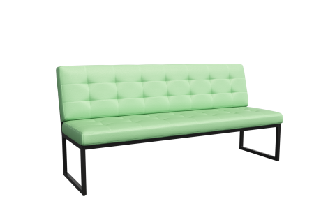 Диван трехместный NLT.D-3 (Kanzas 20/Металл Антрацит)