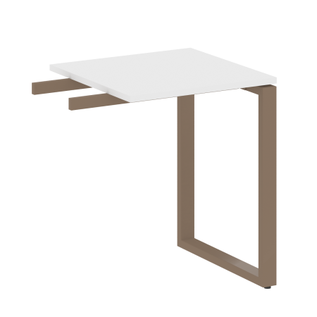 Приставной элемент БО.ПР-1 600x600x750 (Белый/Мокко металл)