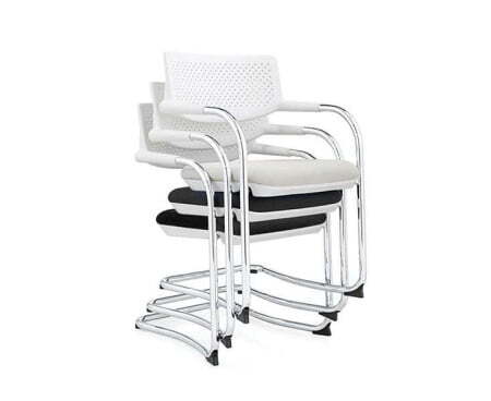 Самба white CF / хром / белый пластик / черная ткань (Черный)