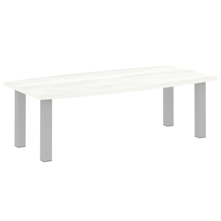 Стол переговорный LT.SP2 2400x1200x750 (Снежная Патина/Серый металл)