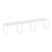 Рабочая станция Metal System Style БО.СМ-3.2 3600x720x750 (Дуб Наварра/Серый металл)