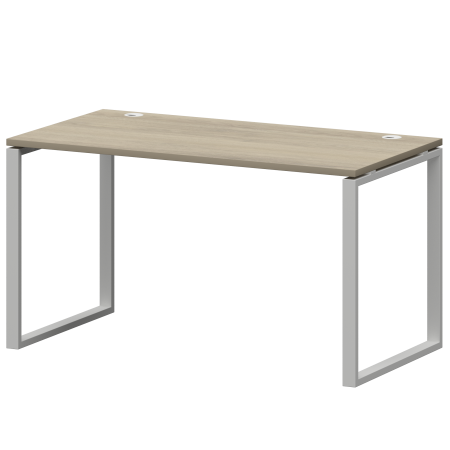 Стол на металлокаркасе Смарт СМС25-О-10К.73.Пр25 1000x730x750 (Кронберг/Белый)