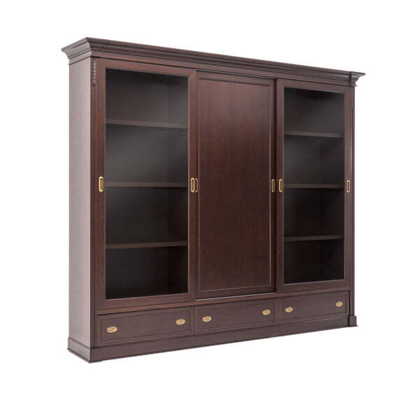 Шкаф-купе комбинированный L271 106 508 WAL 2710х440х2330 (Орех Танганьика)