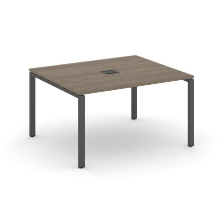 Стол переговорный SN-6P.SPRG-032 (1180х1180х750) (Вяз Благородный/Металл Антрацит)