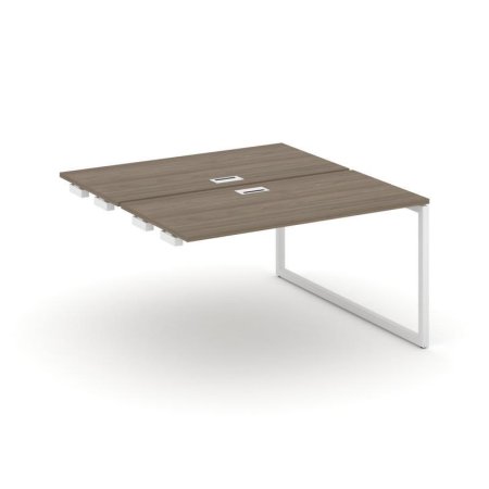 Стол-приставка к опорным элементам SN-4O.DPRS-024 (1580х1632х750) (Вяз Благородный/Металл Белый)