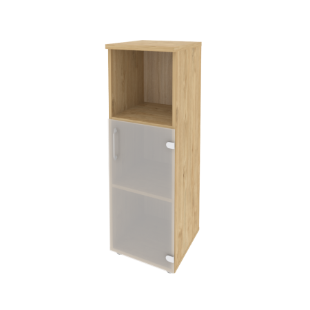 Шкаф средний узкий правый Onix O.SU-2.2R 400x420x1207 (Тиквуд Светлый)