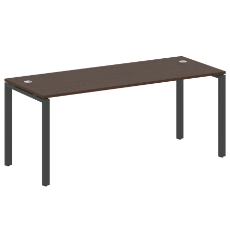 Стол письменный Metal System Style БП.СП-5 1800x720x750 (Венге Цаво/Антрацит металл)