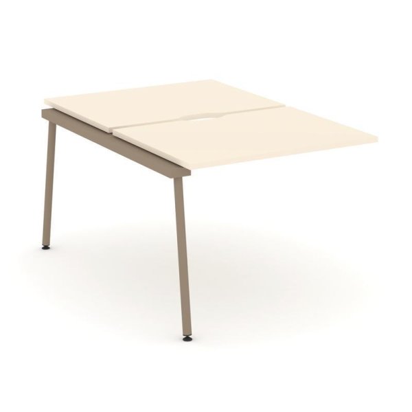 Двойной наборный элемент рабочей станциии ES.2.NRS-1-VK (980х1500х750) (Сатин/Металл Латте)