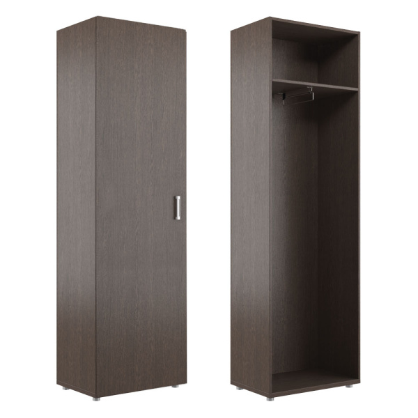 Гардероб однодверный Bonn BON30250102 600х420х2018 (Тёмный дуб)