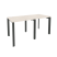 Рабочая станция на П-образном м/к Onix O.MP-RS-2.0.7 1560x720x750 (Тиквуд Темный/Белый Металл)