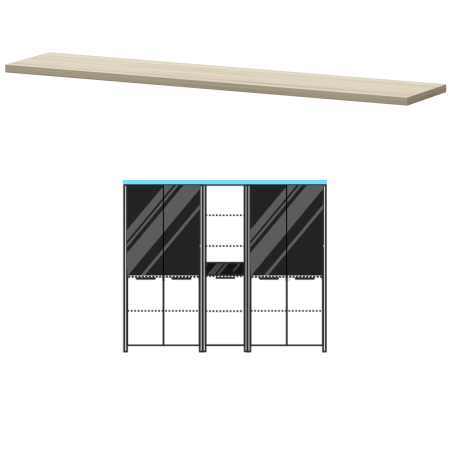 Топ Акцент КТ-75.38 2180x441x38 (Кронберг)