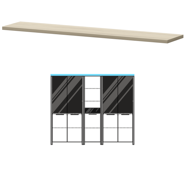 Топ Акцент КТ-75.38 2180x441x38 (Кронберг)