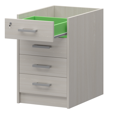 Корпус тумбы приставной Арго АТ-07 440x600x740 (Ясень шимо)