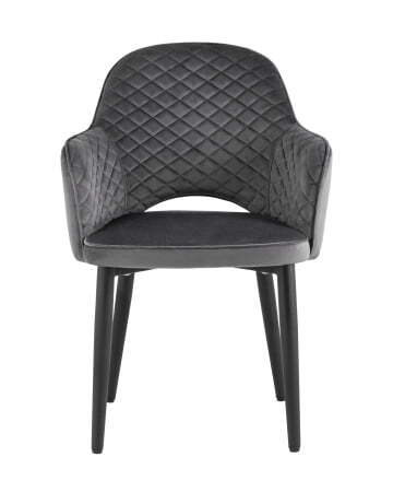 Стул Венера диамант велюр серый (Стул Венера диамант серый)