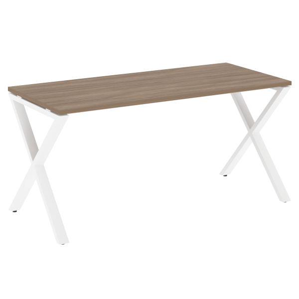 Стол рабочий VR.L-SRX-4.7 1580x720x750 (Дуб Аризона/Белый металл)