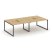 Рабочая станция 2-х сторонняя SN-4O.DRS-032 (2360х1232х750) (Тиквуд Светлый/Металл Антрацит)