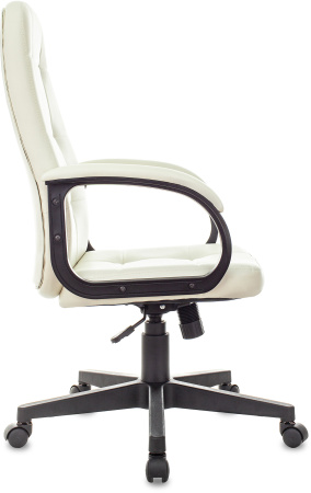Кресло руководителя CH 002 слоновая кость OR-10 эко.кожа крестов. пластик (Слоновая кость)