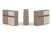 Тумба двойная + низкая надставка ES.NB.2N-17 (1500х410х1135) (Латте/Тиквуд Светлый)