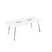 10СП.095 Стол переговорный (1800x900x750) (Белый премиумМеталл глянец)