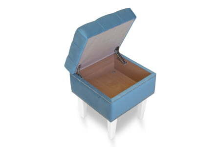 Пуф Parige 400 (420x420x450) Голубой (Голубой)