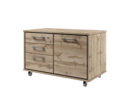 Тумба подкатная Torston Т-290 906x480x567 (Дуб Вотан/Антрацит)