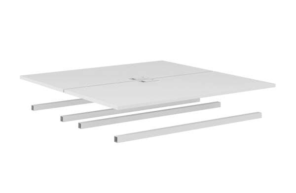 Столешница двойная для экрана на кронштейнах Target TAR232 1402x1440x25 (БелыйБелый)