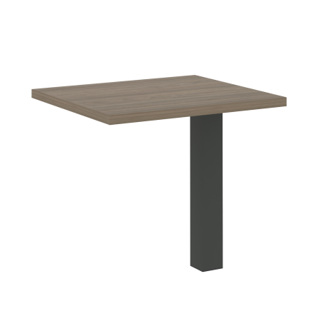 Брифинг-приставка с опорой LT.BR-1 (Вяз Благородный/Антрацит металл)