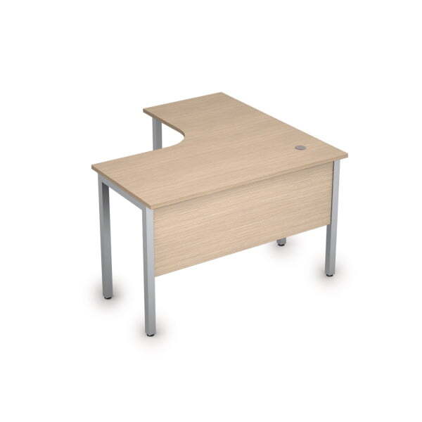 Стол письменный на металлокаркасе лев одиночная опора заказывается отдельно Стиль 2МД.128 1200x1200x (ДубСерый)