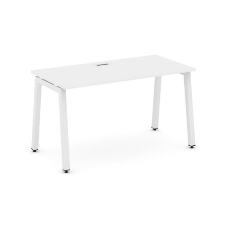 Стол письменный SN-5A.SP-021 (980х800х750) (Белый/Металл Белый)