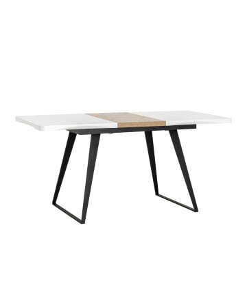 Стол обеденный Йорк раскладной 120-160*80 белый (Стол обеденный Йорк белый)