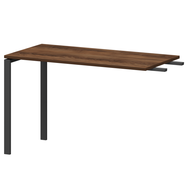 Бриф-приставка на металлокаркасе Арго-М АМ-120.60 1200x600x760 (Лагос/Антрацит)