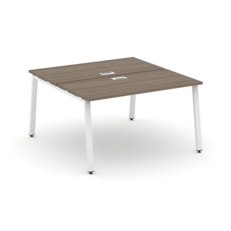 Рабочая станция 2-х сторонняя SN-6A.DRS-012 (1180х1432х750) (Вяз Благородный/Металл Белый)