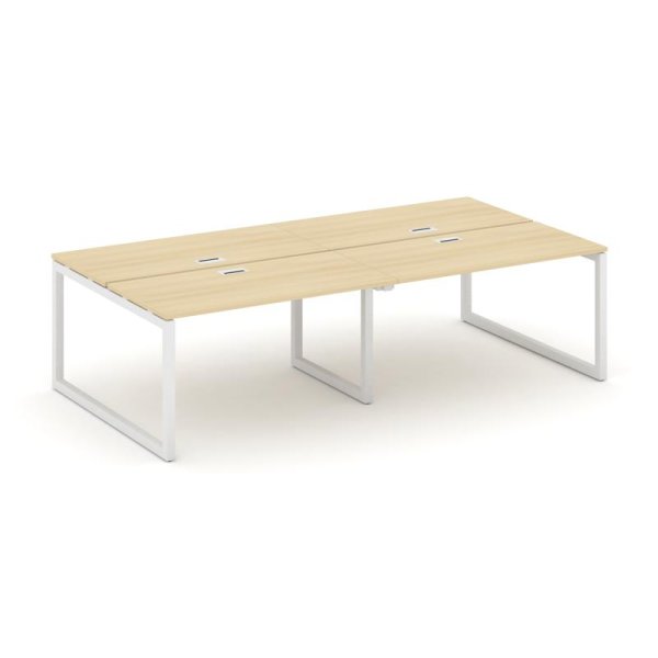 Рабочая станция 2-х сторонняя SN-5O.DRS-051 (1960х1632х750) (Акация Лорка/Металл Белый)