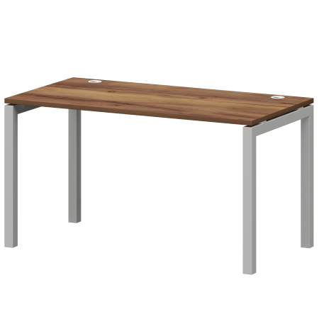 Стол на металлокаркасе Смарт СМС25-П-10К.73.Пр50 1000x730x750 (Таксония/Белый)