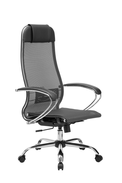 Кресло для руководителя Метта МЕТТА-12(MPRU)/подл.131/осн.003 (Серый)