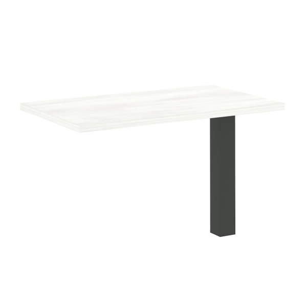 Брифинг-приставка с опорой LT.BR-2 (Снежная Патина/Антрацит металл)