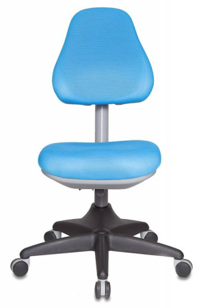 Кресло детское KD-2 светло-голубой TW-55 крестов. пластик (Голубой)