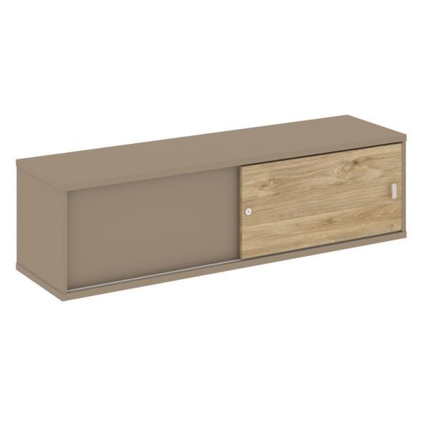 Надставка на 2 тумбы низкая ES.NN-4.1 (1500х410х410) (Латте/Тиквуд Светлый)