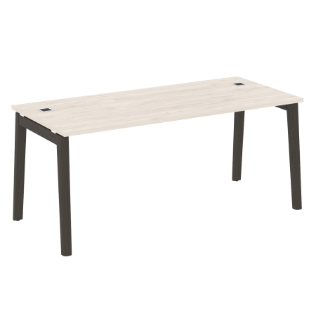 Стол руководителя на деревянных опорах Onix Wood Direct OW.SRR-5.8 1780x800x750 (Денвер Светлый/Дуб Темный)