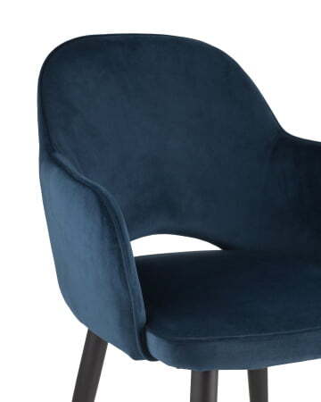 Стул Венера велюр сине-зеленый (Стул Венера сине-зеленый)