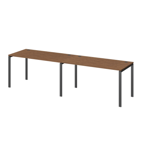 Бенч линейный на 2 рабочих места Арго-М АМБЛ-005 3600x730x760 (Орех/Антрацит)