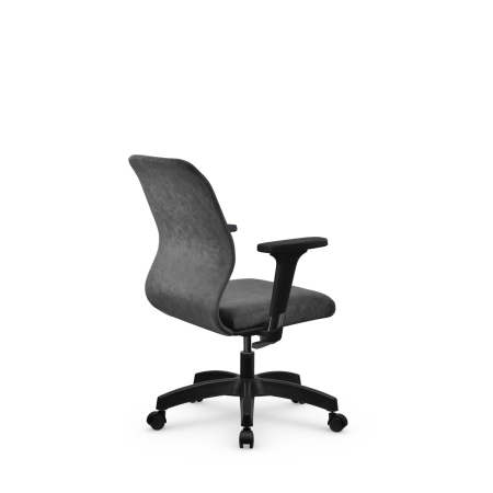 Кресло для руководителя Метта SU-Mr-4(Vivaldi)/подл.200/осн.001 (Темно-серый)